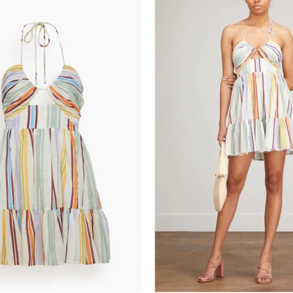 Alemais Dresses Axum Tuck Front Mini Dress